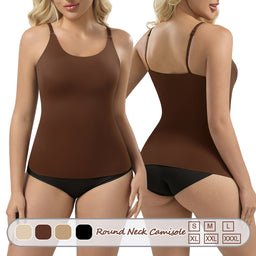 Wholesale 1341 Women's Invisible Round Neck Camisole