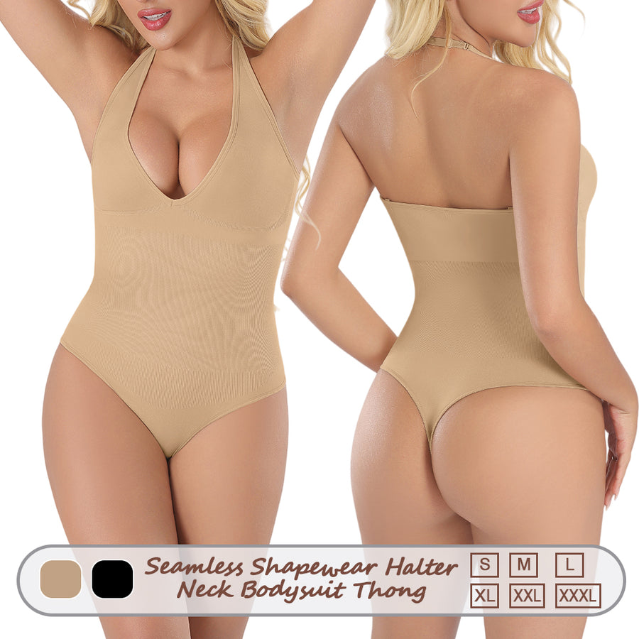 Großhandel A1021 Nahtloser Damen Shapewear Neckholder Body String