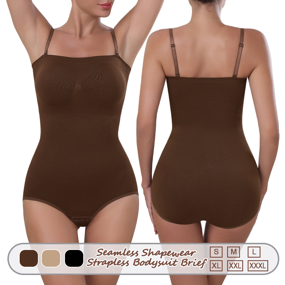 Wholesale A1011 Women's Seamless Shapewear Strapless Bodysuit Brief