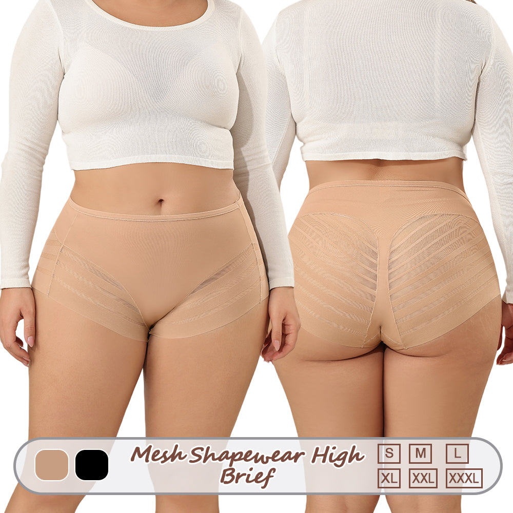 Wholesale A03  Women's Mesh Shapewear High Brief