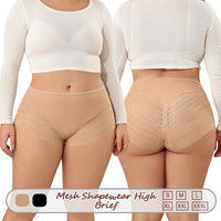 Wholesale A03  Women's Mesh Shapewear High Brief
