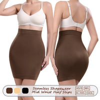 Wholesale SH0015 Women's Seamless Shapewear Mid Waist Half Slips