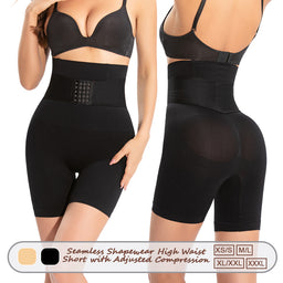 Großhandel 692 Damen Nahtlose Shapewear High Waist Short mit regulierbarer Kompression