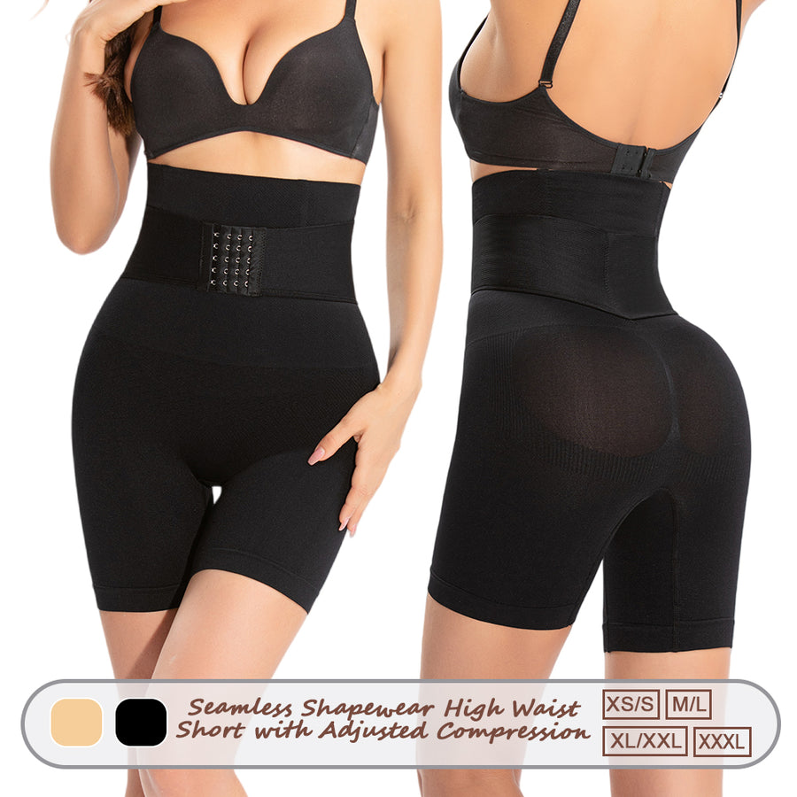 Großhandel 692 Damen Nahtlose Shapewear High Waist Short mit regulierbarer Kompression