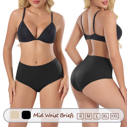 Großhandel 3171 Unsichtbare Damen-Shapewear mit doppelter Lage und mittelhohem Bund