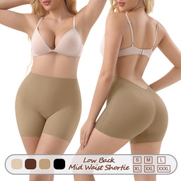 Großhandel 1356 Damen Unsichtbarer Low-Back Mid-Waist Shortie