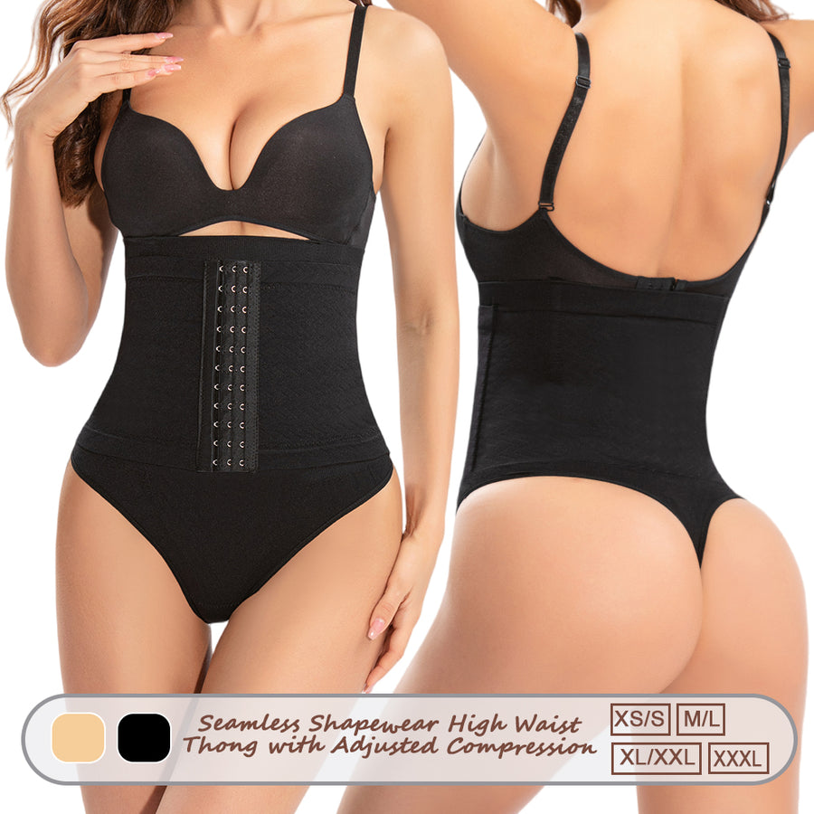 Großhandel 6751 Nahtlose Damen-Shapewear mit hoher Taille und einstellbarer Kompression