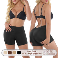 Wholesale 1358 Women's Invisible Low Back Mid Thigh Boyshort