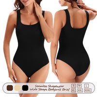 Wholesale A1008  Women's Seamless Shapewear Wide Straps Bodysuit Brief