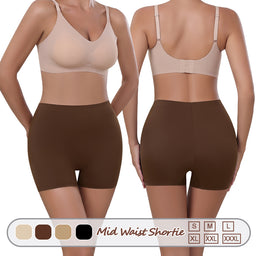 Großhandel 1359 Damen Unsichtbare Shortie mit mittlerer Taille
