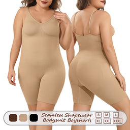Großhandel A1013 Nahtloser Shapewear Bodysuit Boyshorts für Damen