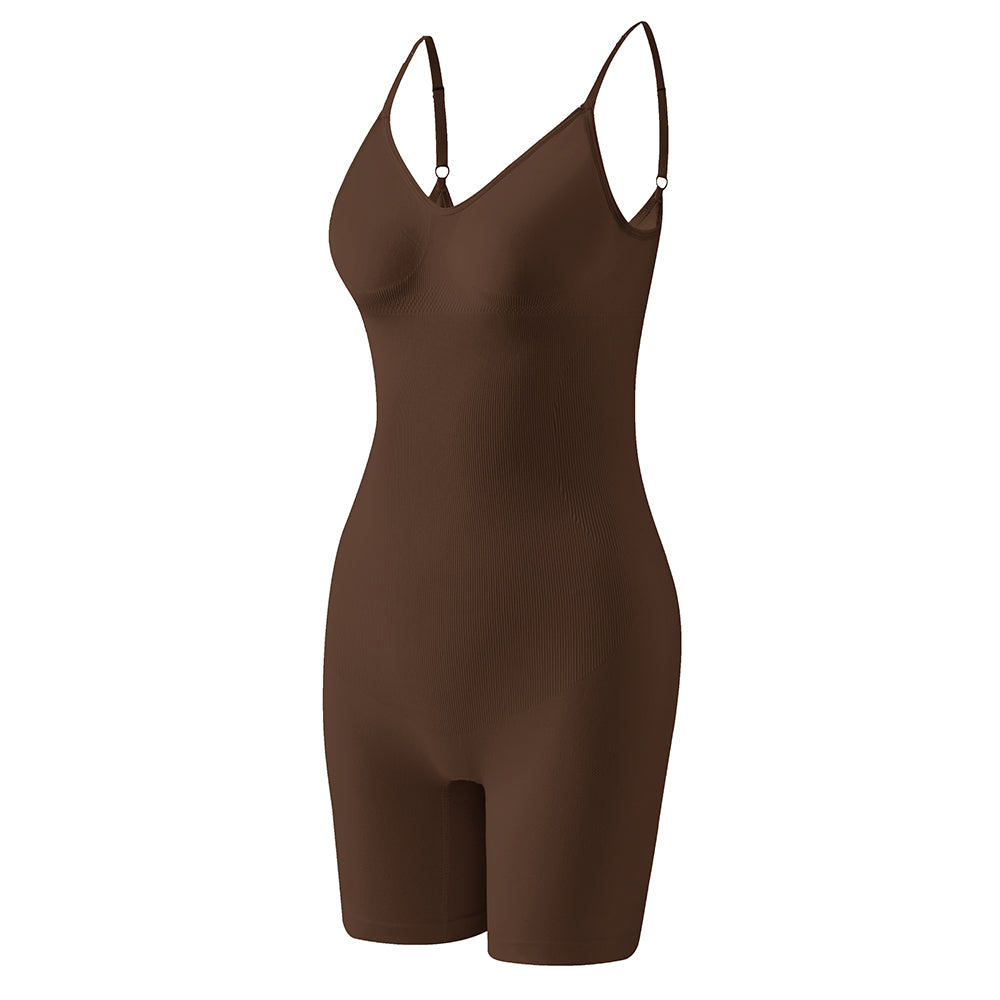 Großhandel A1005 Nahtloser Damen Shapewear Bodysuit mit offenem Rücken Boyshort