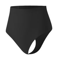 Wholesale 3173 Women's Invisible Double Layers Shapewear Mid Waist Thong