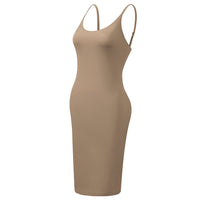 Wholesale 1342 Women's Invisible Round Neck Long Slip
