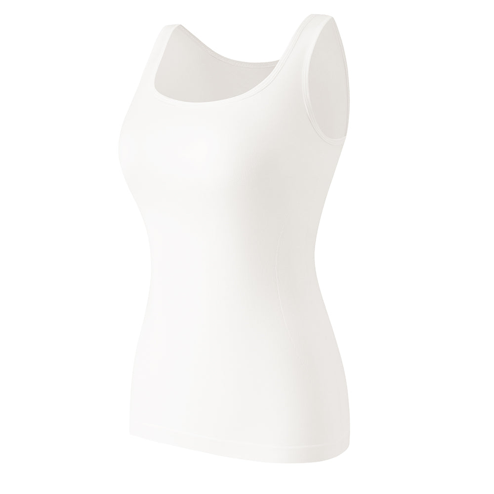 Großhandel A1027 Nahtlose Damen-Shapewear Tanktops mit hohem Rücken