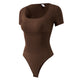 Wholesale A1007  Women's Seamless Shapewear Short Sleeves Bodysuit Thong