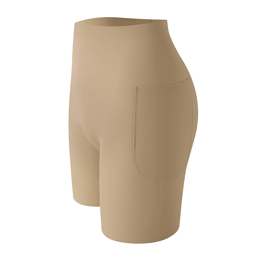 Großhandel 1360P Unsichtbare Damen-Boyshorts mit mittlerer Bundhöhe und Tasche
