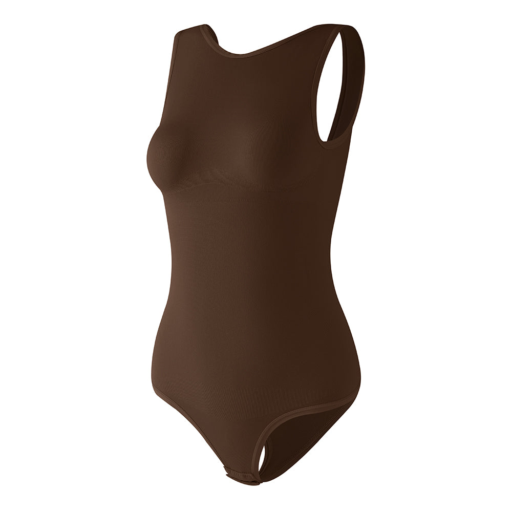 Wholesale A1020  Women's Seamless Shapewear Turtle Neck Bodysuit Thong