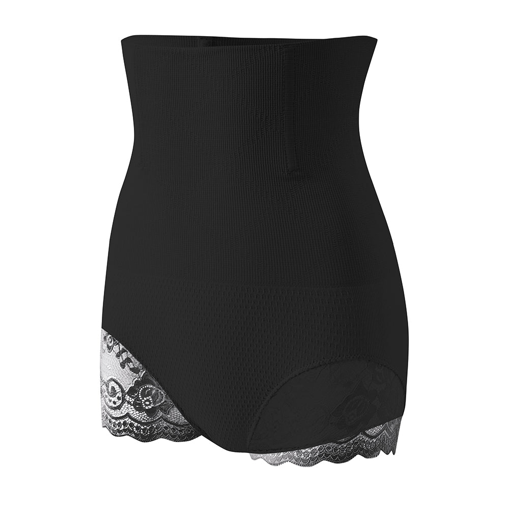 Wholesale SH0006  Women's Seamless Shapewear High Waist Brief with Lace at Legs