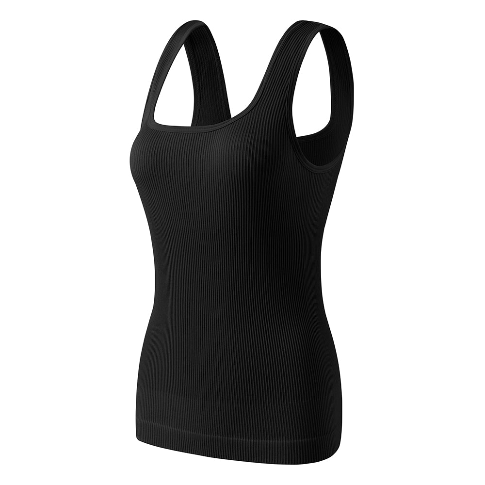 Großhandel A1000 Damen Nahtlose Shapewear Gerippte Tank Tops