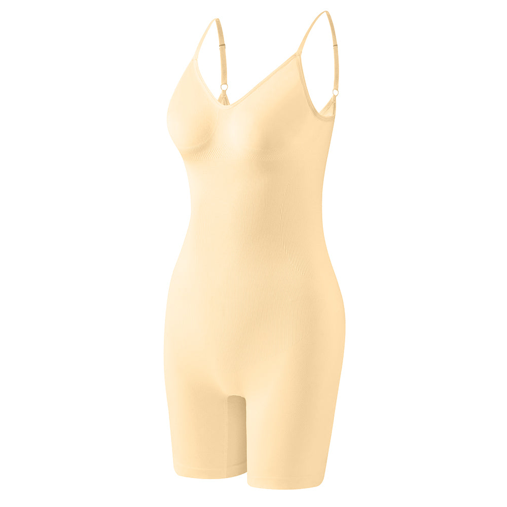 Großhandel A1005 Nahtloser Damen Shapewear Bodysuit mit offenem Rücken Boyshort
