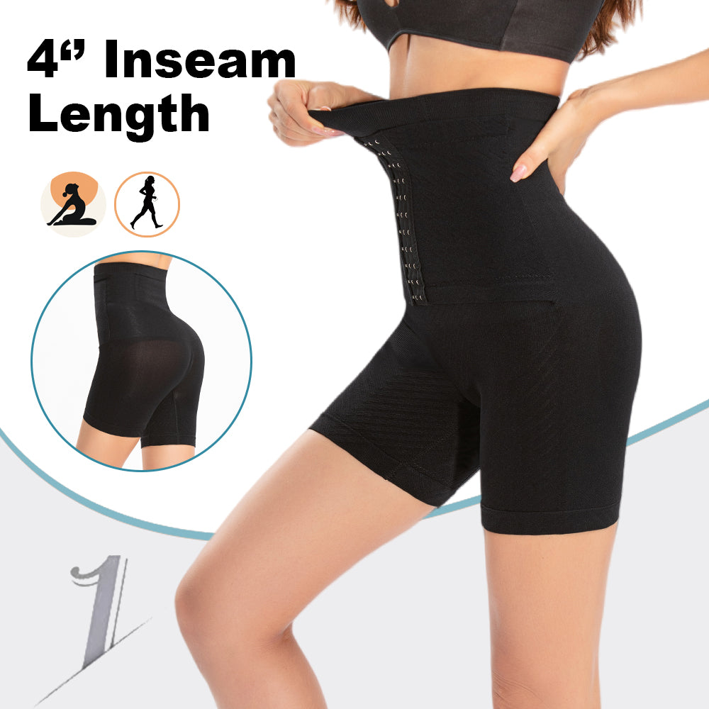 Wholesale 676 Women's Seamless Shapewear High Waist Boyshort with Adjusted Compression