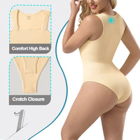 Großhandel A1031 Nahtloser Shapewear High-Back Body-Slip für Damen