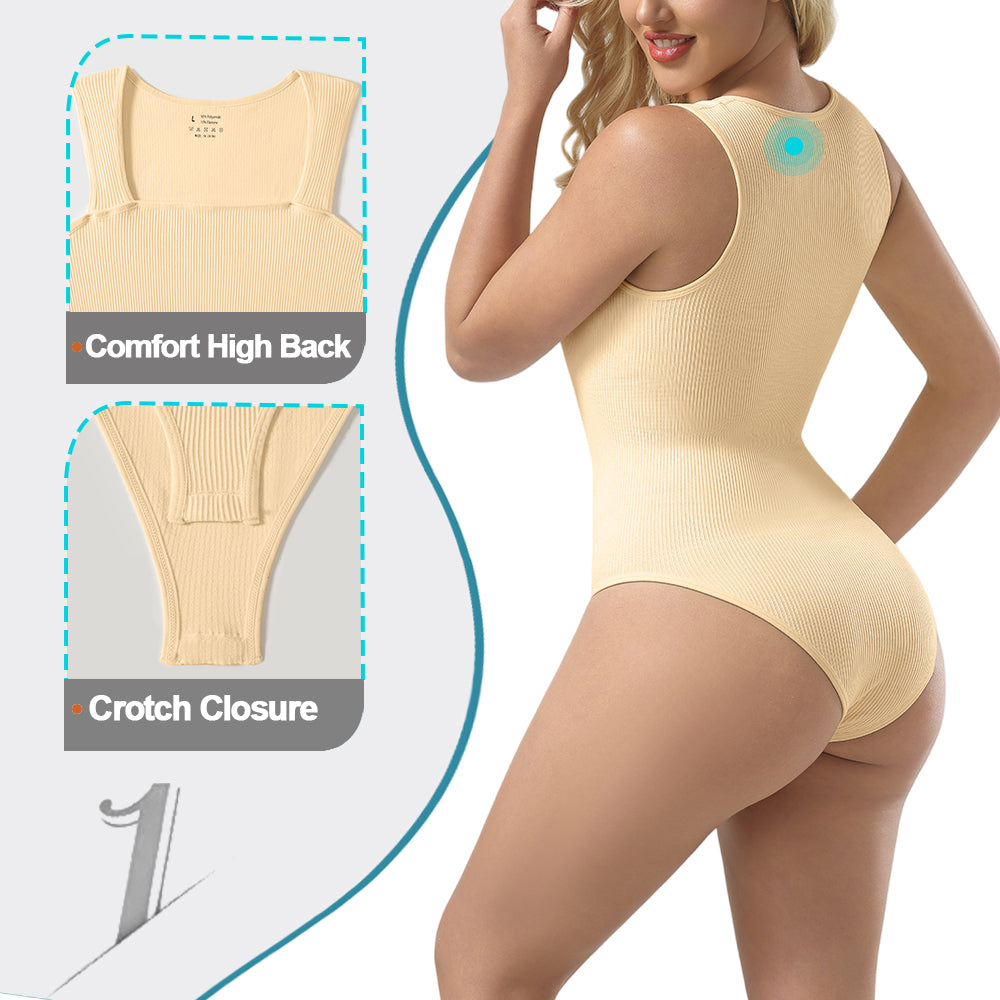 Großhandel A1031 Nahtloser Shapewear High-Back Body-Slip für Damen
