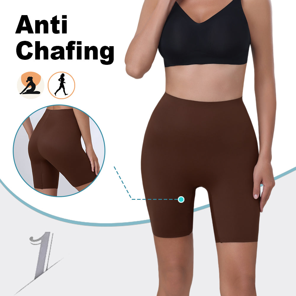 Großhandel 1362 Damen unsichtbare Shorts mit mittlerer Taille und halbem Oberschenkel