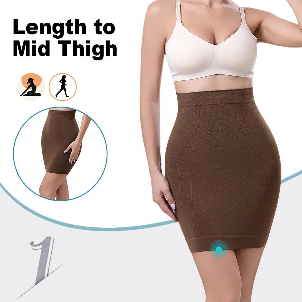 Wholesale SH0015 Women's Seamless Shapewear Mid Waist Half Slips