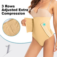 Wholesale 6751 Women's Seamless Shapewear High Waist Thong with Adjusted Compression
