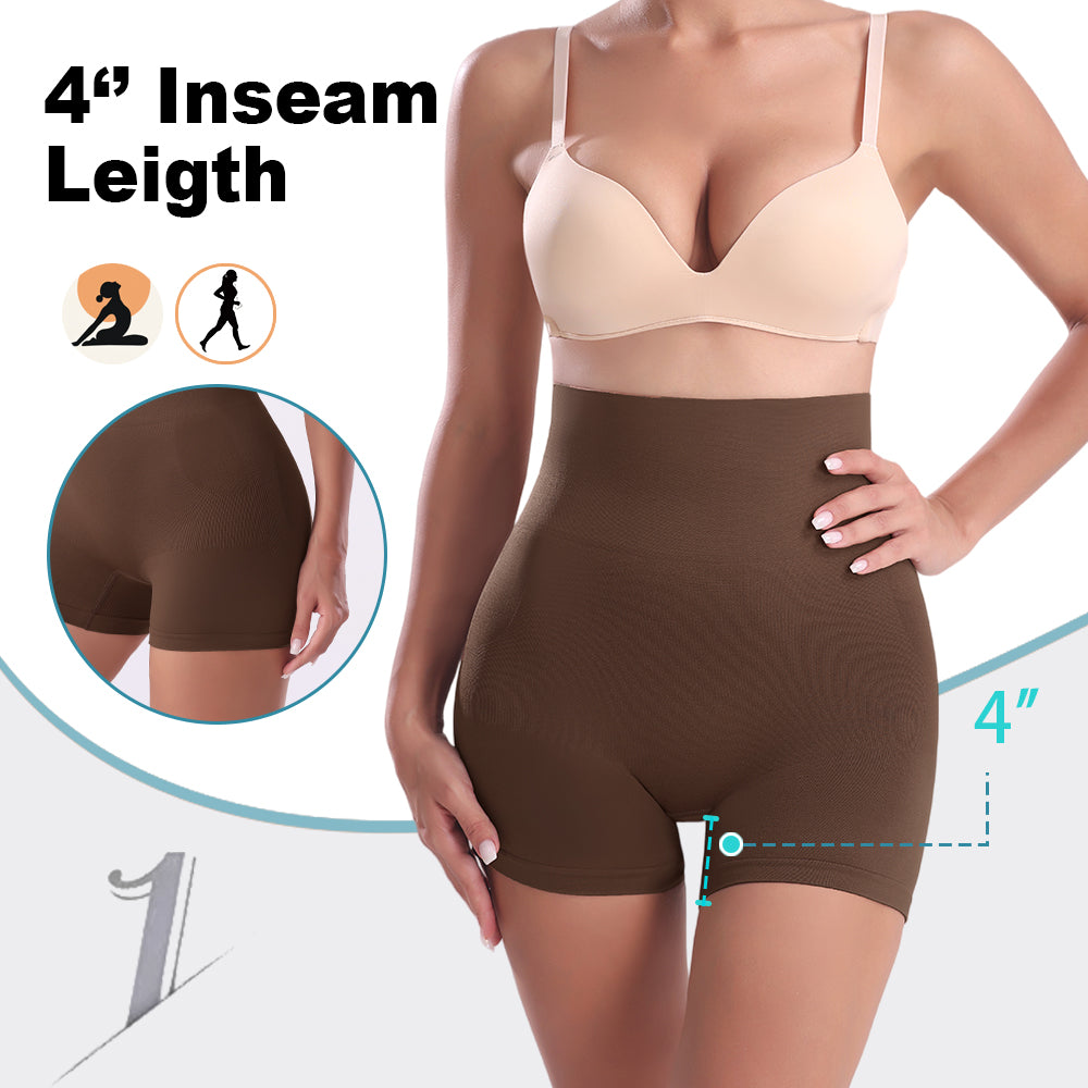 Großhandel SH0013 Damen Nahtlose Shapewear Boyshort mit mittlerer Bundhöhe