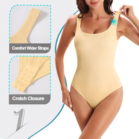 Wholesale A1008  Women's Seamless Shapewear Wide Straps Bodysuit Brief