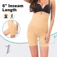 Wholesale SH0012(205)(672) Women's Seamless Shapewear High Waist Mid Thigh Shorts