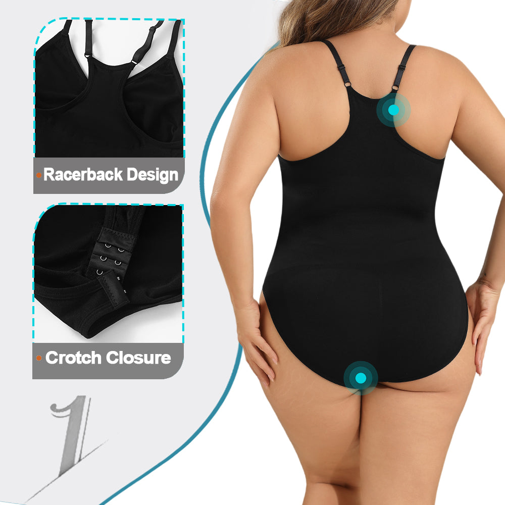Wholesale A1015  Women's Seamless Shapewear Racerback Bodysuit Brief