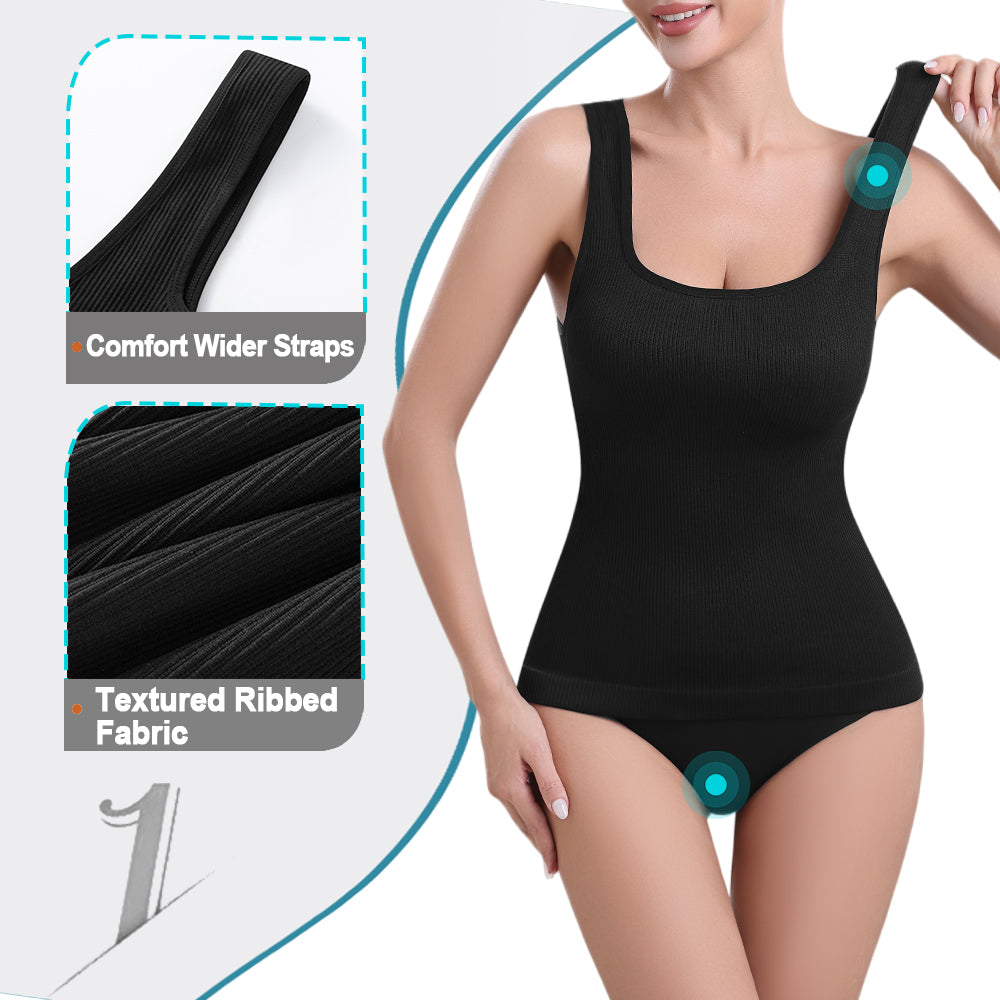 Großhandel A1000 Damen Nahtlose Shapewear Gerippte Tank Tops