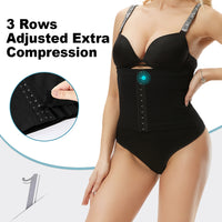 Großhandel 6851 Nahtloser Damen-Shapewear-High-Waist-Tanga mit angepasster Kompression