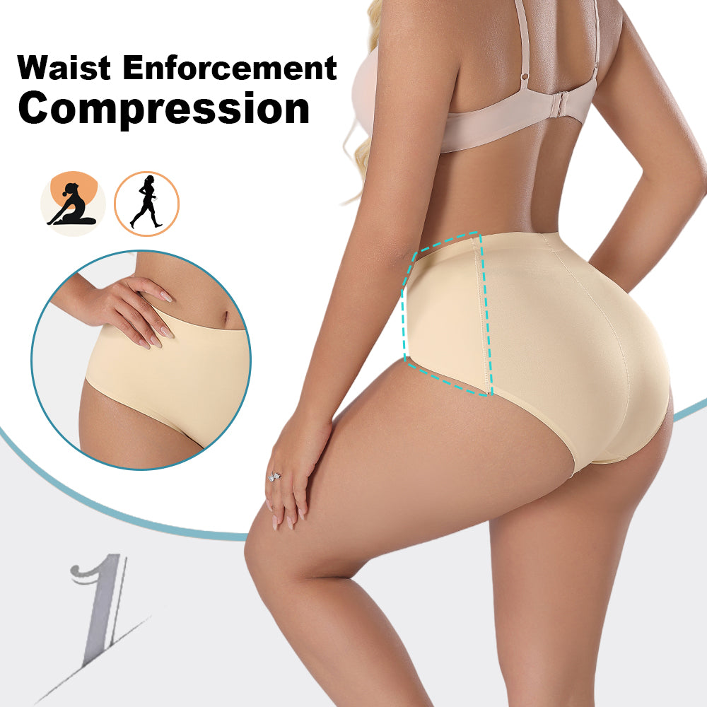 Großhandel 3171 Unsichtbare Damen-Shapewear mit doppelter Lage und mittelhohem Bund