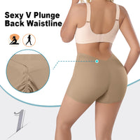 Wholesale 1358 Women's Invisible Low Back Mid Thigh Boyshort