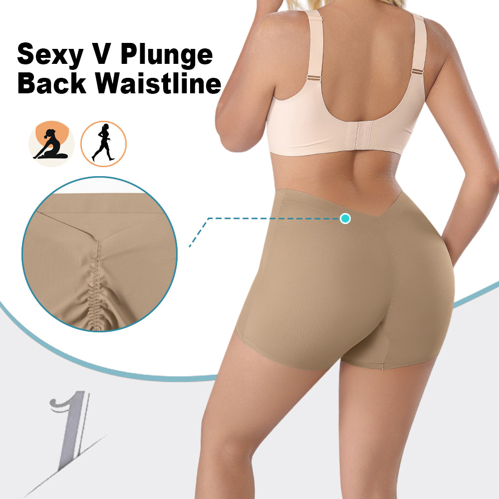Wholesale 1358 Women's Invisible Low Back Mid Thigh Boyshort