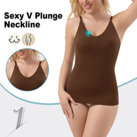 Großhandel 1344 Unsichtbares Damen-V-Neck-Trägertop