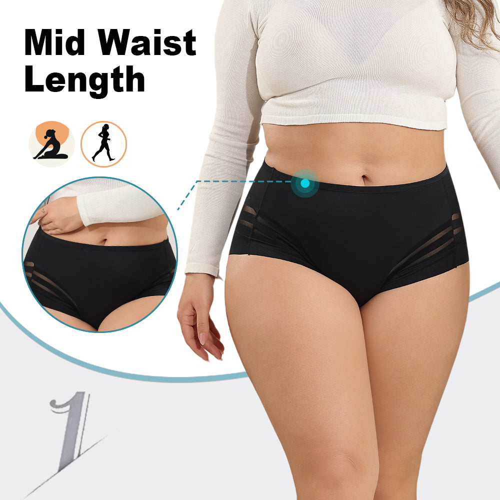 Wholesale A03  Women's Mesh Shapewear High Brief
