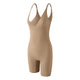 Großhandel 31067 Unsichtbarer figurformender Bodysuit-Shorts für Damen mit offener Brust