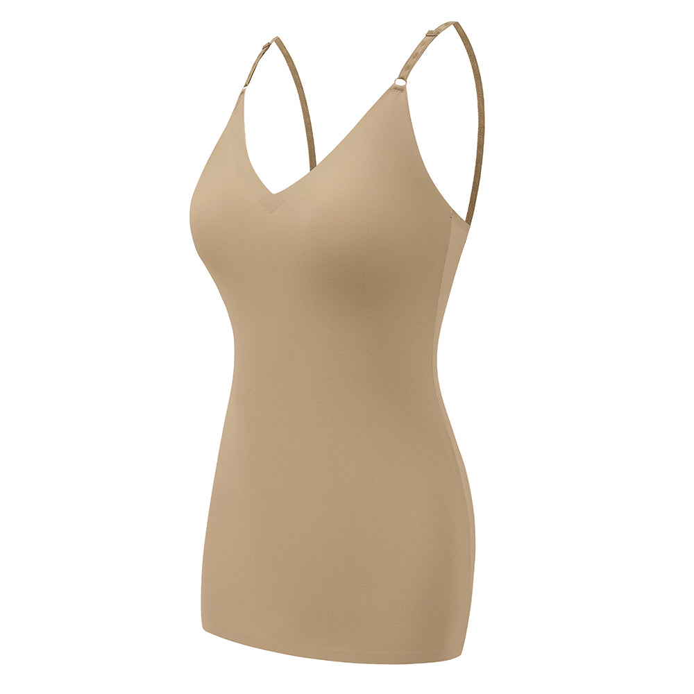 Großhandel 1344 Unsichtbares Damen-V-Neck-Trägertop