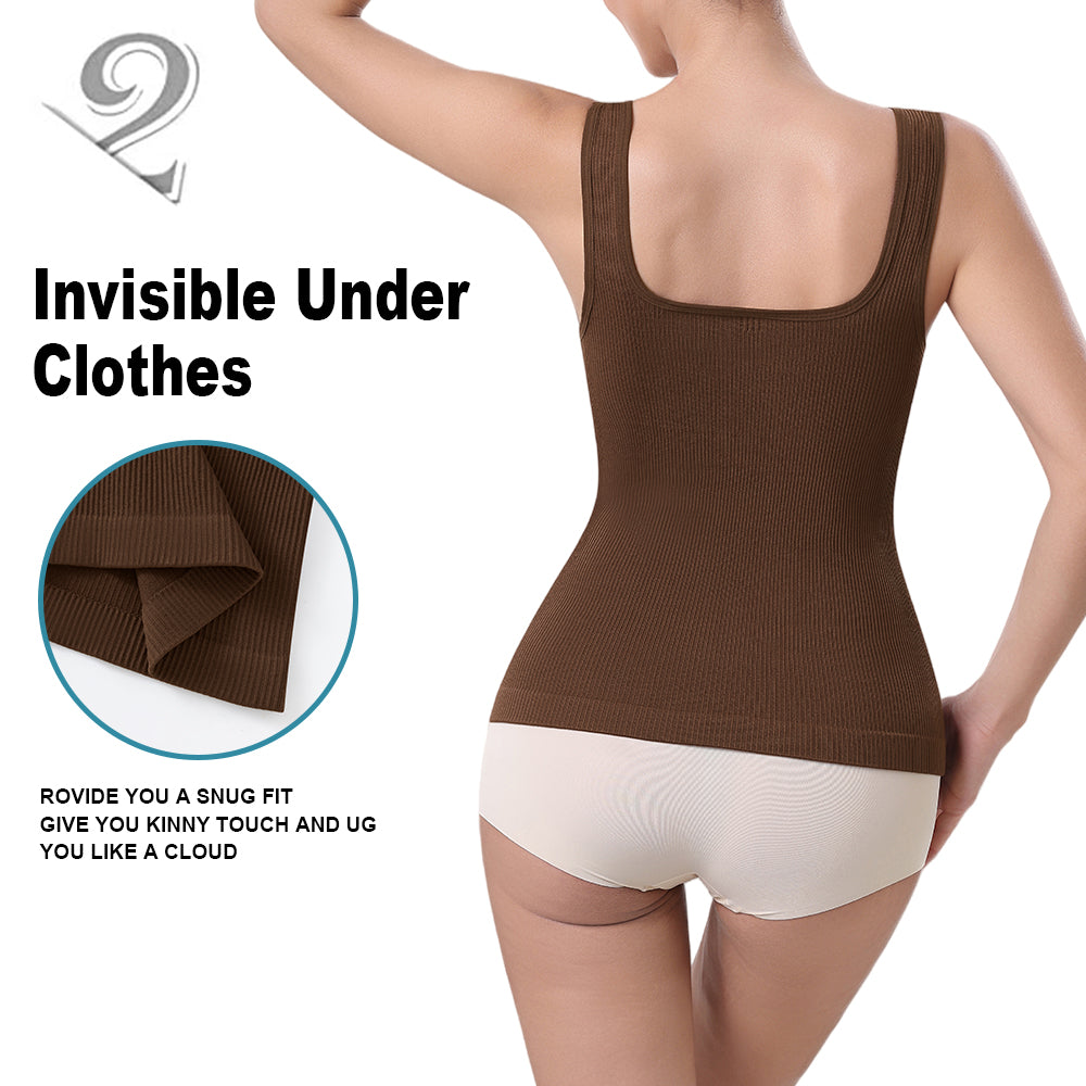 Großhandel A1000 Damen Nahtlose Shapewear Gerippte Tank Tops