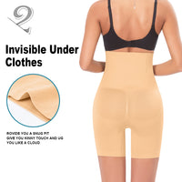 Wholesale SH0012(205)(672) Women's Seamless Shapewear High Waist Mid Thigh Shorts