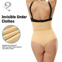 Großhandel 6851 Nahtloser Damen-Shapewear-High-Waist-Tanga mit angepasster Kompression