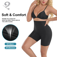 Wholesale 3363 Women's Invisible Double Layers Shapewear High Waist Boyshort