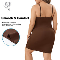 Wholesale 1342 Women's Invisible Round Neck Long Slip