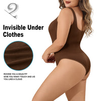 Wholesale A1008  Women's Seamless Shapewear Wide Straps Bodysuit Brief